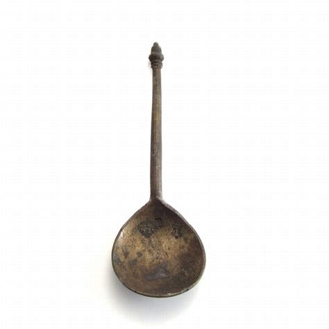 spoon tudor rose|17th Century Pewter Spoon Tudor Rose Marked .